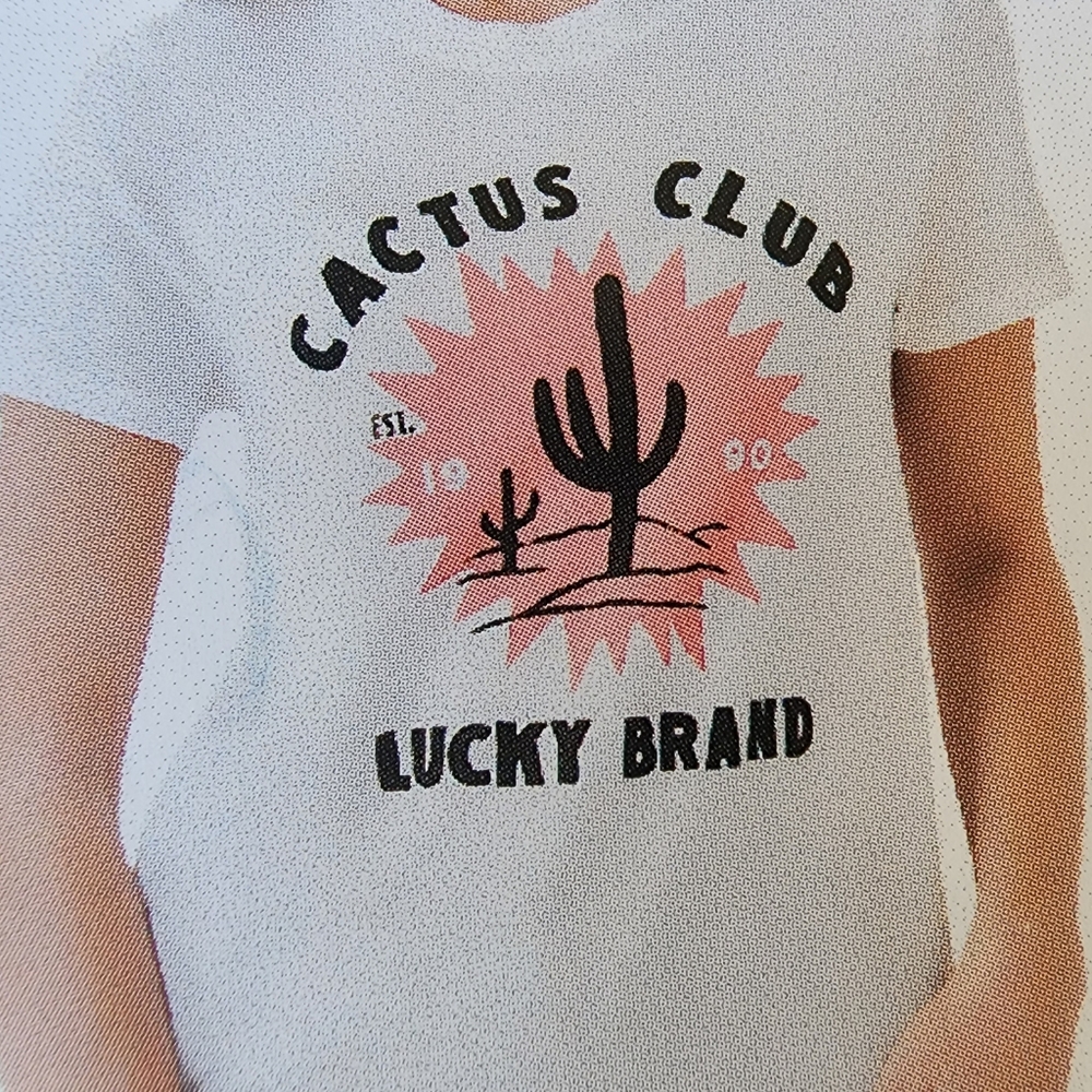 Lucky Brand Cactus Club Tee - Short Sleeve